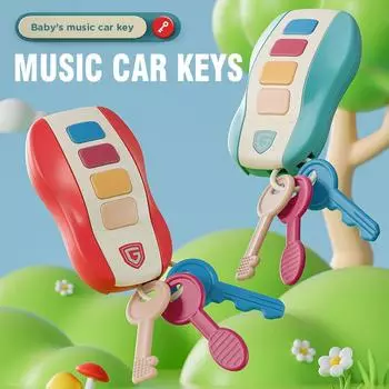 Игрушка-симулятор Playhouse Musical Car Key Vocal Smart Cars Ролевые игры с музыкой Развивающие детские игрушки для малышей Подарки