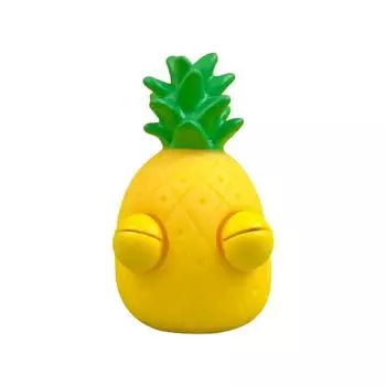 Игрушка-сквиши в виде фрукта, мягкая TPR, имитация лопающегося глазного яблока, морковь/ананас, игрушка для щипания, снимающая скуку, забавная игрушка-фиджет, мультяшная кукла, игрушка для снятия стресса Pineapple