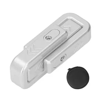 Игрушка-слайдер для снятия стресса, портативная игрушка-слайдер из алюминиевого сплава для повседневной жизни серебряный