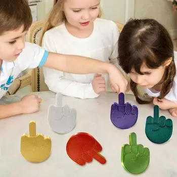 Игрушка-слайдер для снятия стресса, слайдер для среднего пальца, декор стола, скользящая игрушка-пальчик, розыгрыш, подарок для взрослых, семьи, друзей белый