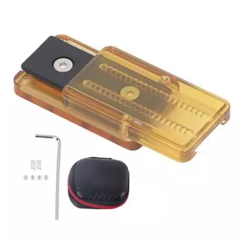 Игрушка-слайдер из янтаря и прозрачного полиэфирного йода для снятия стресса и декомпрессии, двухдорожечная игрушка-слайдер из янтаря