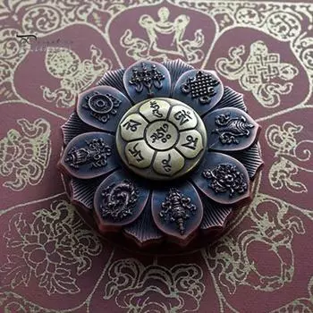 Игрушка-спиннер для снятия стресса, кропотливая работа, сплав, стабильная структура, буддизм, спиннер для повседневных развлечений античный бронзовый