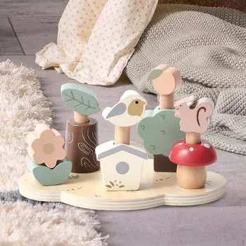 Игрушка-стеллаж Монтессори-игрушка, образовательная, сенсорная, для сопоставления цветов и сортировки древесины для 3