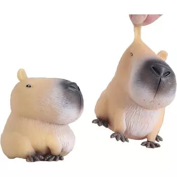 Игрушка-сжиматель Chubby Capybara, игрушки-фиджет, супермягкие, имитация игрушки-сжимателя Capybara, сенсорные игрушки, снятие тревожности для взрослых и детей