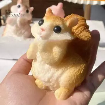 Игрушка-сжиматель для белки, симуляция снятия стресса, сенсорная игрушка для детей, подростков и взрослых, мягкая игрушка-сжиматель TPR, игрушка-животное, снимающее стресс