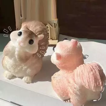 Игрушка-сжиматель для белки, симуляция снятия стресса, сенсорная игрушка для детей, подростков и взрослых, мягкая игрушка-сжиматель TPR, игрушка-животное, снимающее стресс