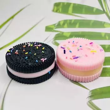 Игрушка-сжиматель печенья, имитация сэндвича, игрушка для снятия стресса, ультрамягкая игрушка-фиджет 1pc чёрный