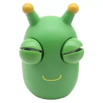 Игрушка-сжиматель в форме капустного червя, открывающая глаза, снимающая стресс и беспокойство, сенсорная игрушка-щипок в виде червяка