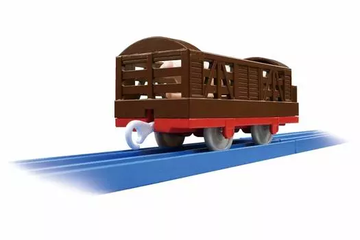 Игрушка TAKARA TOMY Animal Train для детей от 3 лет и старше. Соответствует стандартам безопасности игрушек и имеет сертификат ST Mark PLARAIL PLARAIL KF-03 Carrier