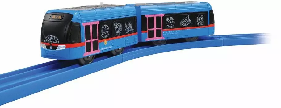 Игрушка TAKARA TOMY Doraemon Electric Train для детей от 3 лет и старше. Стандарт безопасности игрушки прошел сертификацию ST mark PLARAIL TAKARA TOMY PLARAIL SC-06