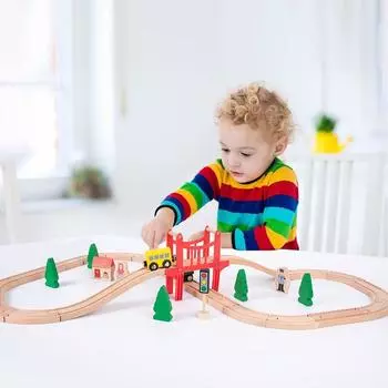 Игрушка-трек Детская развивающая игрушка для свободного сращивания мышления, обучения просвещению, реального взаимодействия родителей и детей One Size