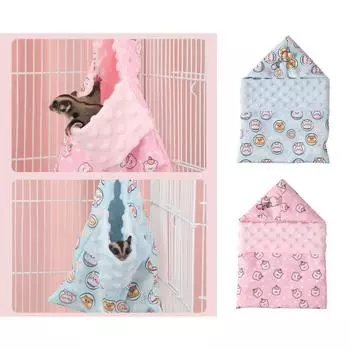 Игрушка-убежище для грызунов-хомяков, укрытия для песчанок, пещера для домашних животных, подвесная пещера для хорьков, игрушка для хомяков, игрушка для морских свинок синий