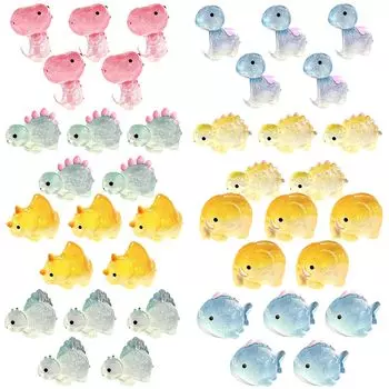 Игрушка-ювелирка мини мини-ювелирный талисман мир динозавров блестящая кофейня 8 видов x 5 каждого всего 40 штук емкость для продажи игрушки развивающие игрушки