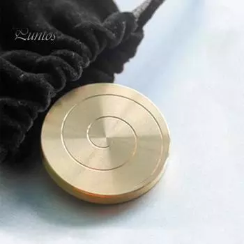 Игрушка-волчок для стола, снятие стресса, тревожности, для детей, подростков, взрослых, портативная, для путешествий, металлическая монета, спиннер, офисный гироскоп, игрушка для повседневного использования серебряный