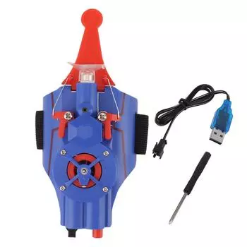 Игрушка-запуск веб-нити, перезаряжаемая, координация рук и глаз, автоматическая игрушка-запуск веб-нити для синий