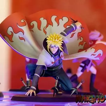 Игрушки Аниме Наруто Намикадзе Минато Фигурка Коллекционная Модель Игрушка 14см
