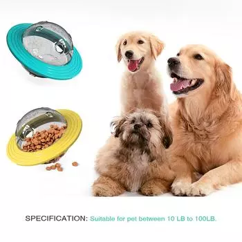 Игрушки для больших собак, для маленьких и больших собак, кормушка для медленной подачи, улучшающая IQ, игрушка для обучения на открытом воздухе для французского бульдога, лабрадора, товары для домашних животных зелёный