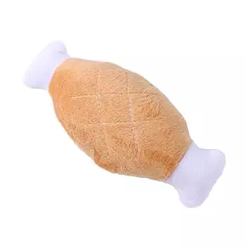 Игрушки для чистки зубов, игрушек для жевания собак, игрушек для собак, игрушек-пищалок, зоотовары, плюшевые куриные лапки коричневый
