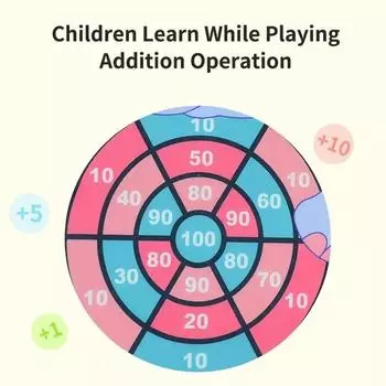 Игрушки для дартса для детей, мишень для дартса с животными и липкими шариками, мультяшные животные, спортивная игра для игр в помещении и на открытом воздухе для нескольких игроков