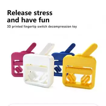 Игрушки для декомпрессии, 3D-печатные модные игрушки, новые и уникальные популярные и интересные модные игрушки One Size красный