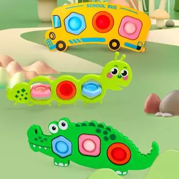 Игрушки для детей, развивающие пальцы, сенсорные брелки, игрушки для снятия стресса, детские пальчиковые упражнения, игрушка Монтессори, подарок для детей