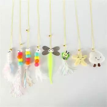 Игрушки для домашних кошек, эластичные, выдвижные, подвесные, дверного типа, интерактивные игрушки для котят, мышки, кошачьей мяты, веревки, игрушки для домашних животных, подарок