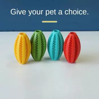 Игрушки для домашних собак Резиновые мячи Маленькие собаки Щенки Неразрушимые аксессуары для корма для собак Мягкие товары для игрушечных домашних животных Главная зелёный