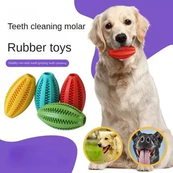 Игрушки для домашних собак Резиновые мячи Маленькие собаки Щенки Неразрушимые аксессуары для корма для собак Мягкие товары для игрушечных домашних животных Главная зелёный