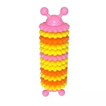 Игрушки для домашних животных, гусеницы, шлифовальные игрушки, жевательные игрушки, подходящие для чистки зубов крупных и маленьких собак. One Size розовый