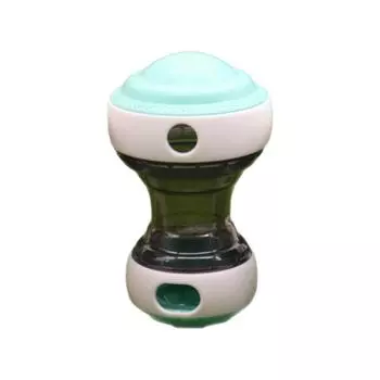 Игрушки для домашних животных: Катающиеся и вращающиеся игрушки для кормления собак, регулируемые, для кусания, прорезывания зубов и медленного кормления One Size зелёный