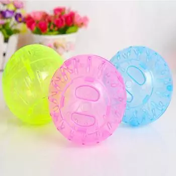 Игрушки для домашних животных с мячом для хомяков, беговые мячи для шиншилл, крыс, мышей 10cm