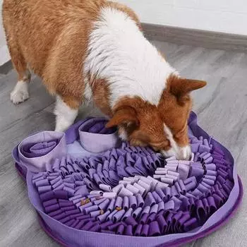 Игрушки для домашних животных, устойчивые к укусам, нюхающие игрушки, скрежетание зубов, чистка разноцветных игрушек для собак, тренировочные игрушки для медленной еды, игрушки для собак A