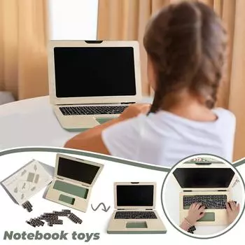 Игрушки для дошкольников, Первый ноутбук, Игрушки для рисования для мальчиков и девочек, Используемые для творческих игр, Игрушки для раннего обучения Монтессори One Size