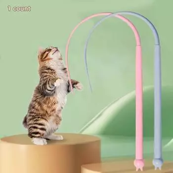 Игрушки для дрессировки кошек, палочки для кошек, палочка для игрушек, интерактивная игрушка для дразнения котят, которую легко носить с собой
