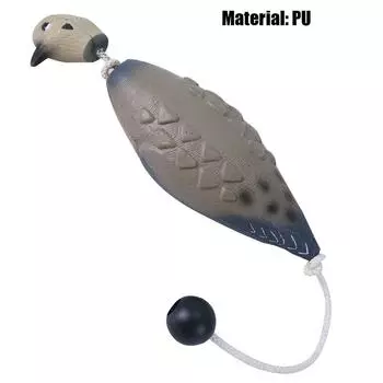 Игрушки для дрессировки собак, устойчивые к укусам, приманка для утки-кряквы, искусственная игрушка для утки, игрушка для апортировки птиц, жевательная игрушка для собак 4