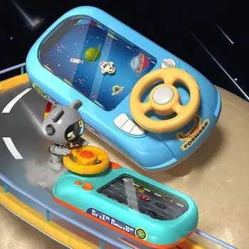 Игрушки для гоночных машинок для малышей, музыкальные электронные приключенческие игры, имитация вождения, интерактивная игрушка, подарок для детей, малышей