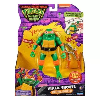Игрушки для игр с черепашками-ниндзя Teenage Mutant Ninja Turtles mutant mayhem 5,5 дюймов michelangelo deluxe ninja scream figure
