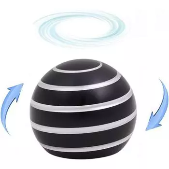 Игрушки для игрушек на рабочем столе для кинетической игрушки, крутые гаджеты, крутые штучки, вращение 180 секунд, игрушка для снятия стресса для оптической иллюзии, подарок для офиса, школы, дома 3.8*3.8*3.8cm чёрный