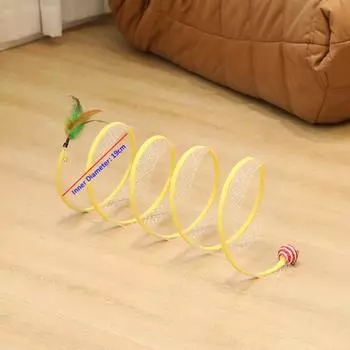 Игрушки для кошек и домашних животных, шарики в форме мыши, складной туннель для игр для кошек, котят, забавные ручки для кошек, принадлежности для мыши, аксессуары для имитации мыши, кошек A