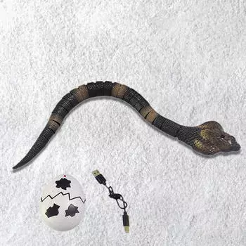 Игрушки для кошек и змей с дистанционным управлением, быстро движущиеся животные, ползающие машины, страшные трюки, игрушки для