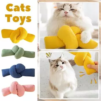 Игрушки для кошек Котята и котята развлекаются дома Товары для домашних животных, устойчивые к жеванию и снимающие скуку One Size синий