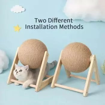 Игрушки для кошек, мячи-когтеточки, сизалевые веревки, шарики, доска для шлифования, игрушки для лапок, прочная доска для кошачьих когтеточек, товары для домашних животных