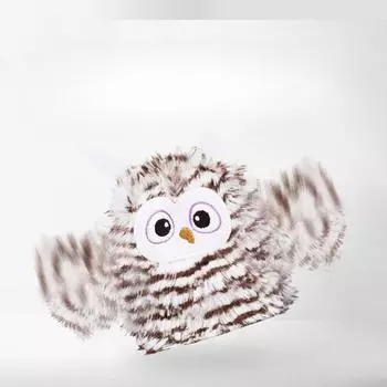 Игрушки для кошек, развлечение кошек, артефакт для самоудовлетворения и избавления от скуки, умная электрическая игрушка для кошек в виде качающейся совы 14cm