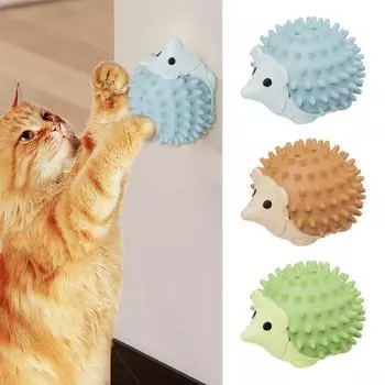 Игрушки для кошек с шариком из кошачьей мяты, мультяшная форма, игрушка для кошек, когтеточка, вращающаяся на 360 градусов игрушка для лизания, клейкая игрушка для домашних животных, игрушка для здоровья полости рта кофейный