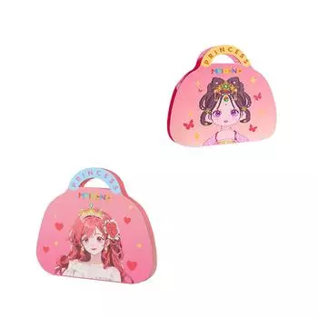 Игрушки для косметички, забавные и модные наклейки для косметички принцессы, самодельные игрушки для девочек One Size