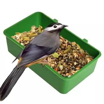 Игрушки для купания птиц Ванна Клетка для попугаев Купальный ящик Маленькая ванна для птиц Ванна для попугаев Принадлежности для купания кормушка для птиц Душевые принадлежности для птиц зелёный
