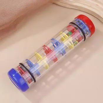 Игрушки для малышей 6 12 месяцев развивающий сенсорный дождевой барабанчик шейкер погремушка колокольчик дождевой барабанчик музыкальный инструмент для младенцев one size