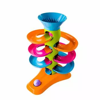 Игрушки для мозга Fat Brain Roll Again Tower Детская игрушка Ball Twirl Подлинный продукт FA178-1