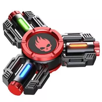 Игрушки для пальцев Gyro Metal Smart Fidget Spinner для мужчин, взрослых, детей, столов, для снятия стресса, подарок на день рождения, МЕХАНИЧЕСКАЯ БРОНЯ красный