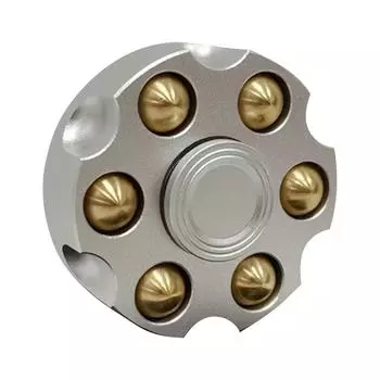 Игрушки для пальцев из сплава металла, прецизионная обработка с ЧПУ, высокоскоростной подшипник и регулируемый вес, высококачественные металлические игрушки, могут выдерживать стресс One Size серебряный